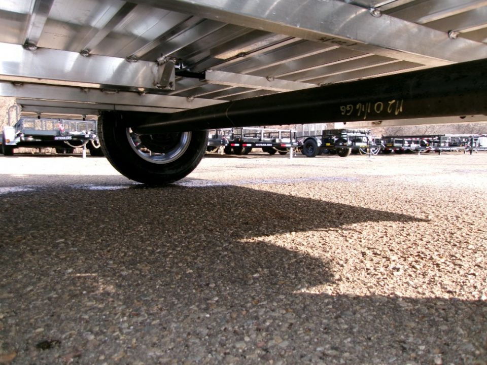 New 2026 Aluma 8012S-EL-TG Utility Trailer