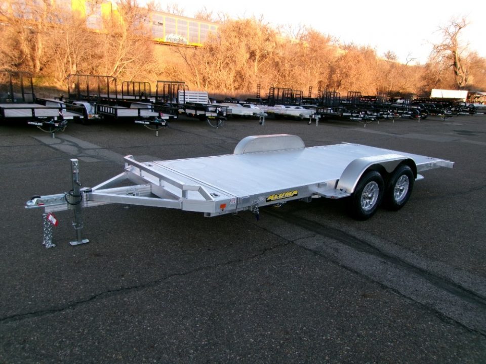 New 2026 Aluma 8216H-TILT-TA-EL-RTD Car Hauler