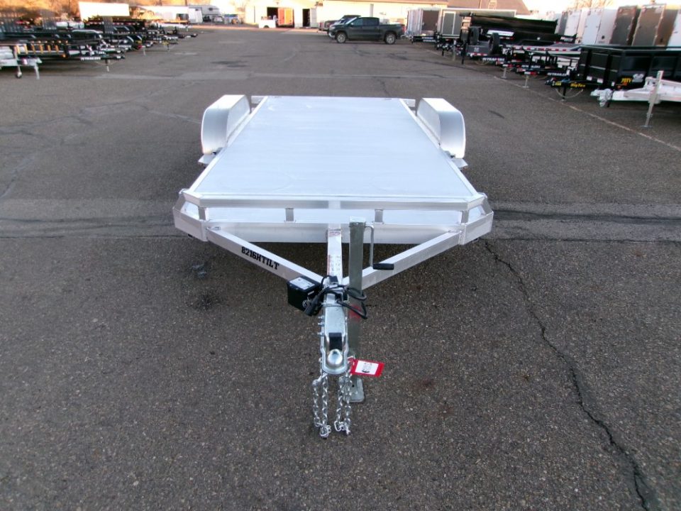 New 2026 Aluma 8216H-TILT-TA-EL-RTD Car Hauler