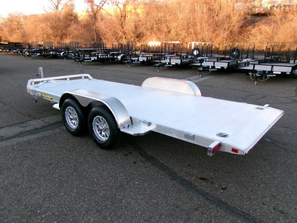 New 2026 Aluma 8216H-TILT-TA-EL-RTD Car Hauler