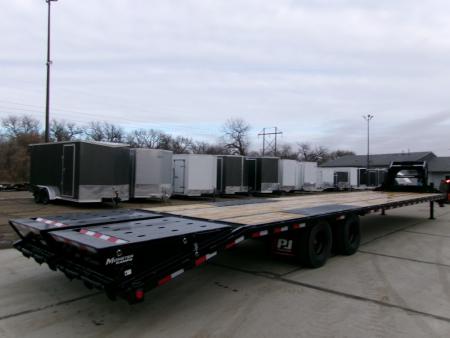 New 2026 PJ Trailers LDQ40D2HSWK-BYSC-JA06 Flatbed Trailer