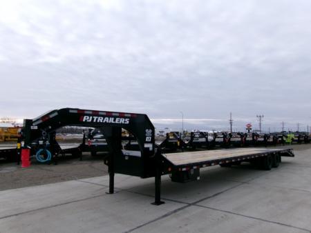 New 2026 PJ Trailers LDQ40D2HSWK-BYSC-JA06 Flatbed Trailer