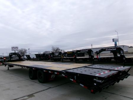 New 2026 PJ Trailers LDQ40D2HSWK-BYSC-JA06 Flatbed Trailer