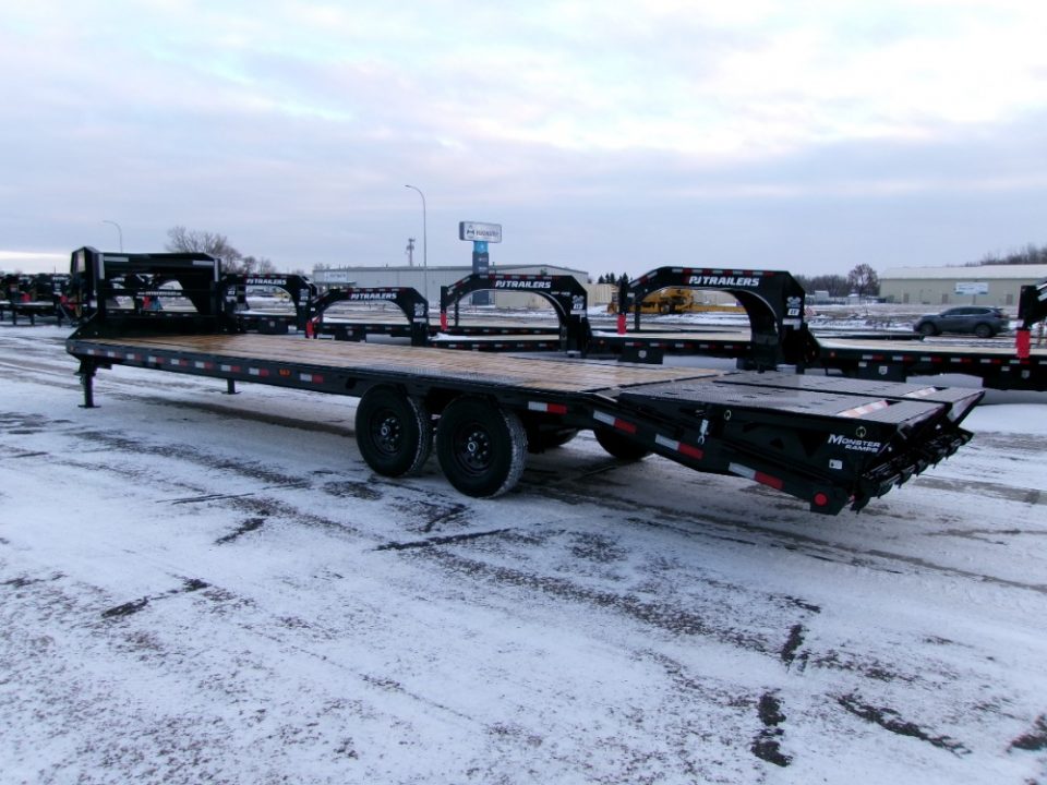 New 2026 PJ Trailers LQS3072BSWK Flatbed Trailer