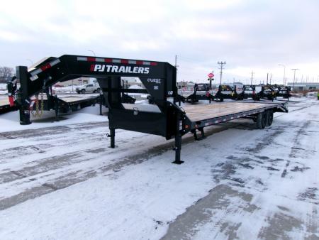 New 2026 PJ Trailers LQS3072BSWK Flatbed Trailer
