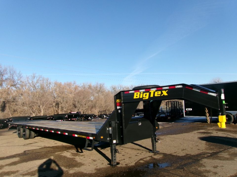 New 2026 Big Tex Trailers 25GN-40D5A-MRBK Flatbed Trailer