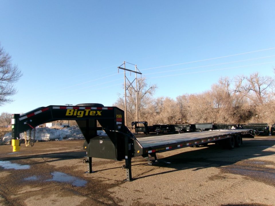 New 2026 Big Tex Trailers 25GN-40D5A-MRBK Flatbed Trailer