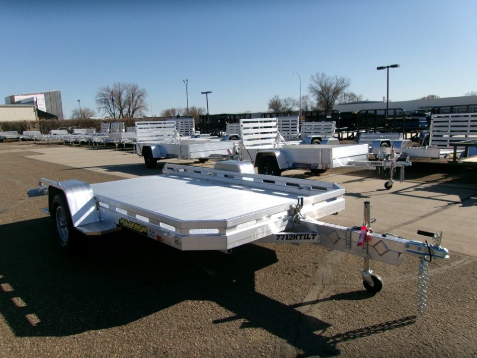 New 2027 Aluma 7712H-TILT-S Utility Trailer