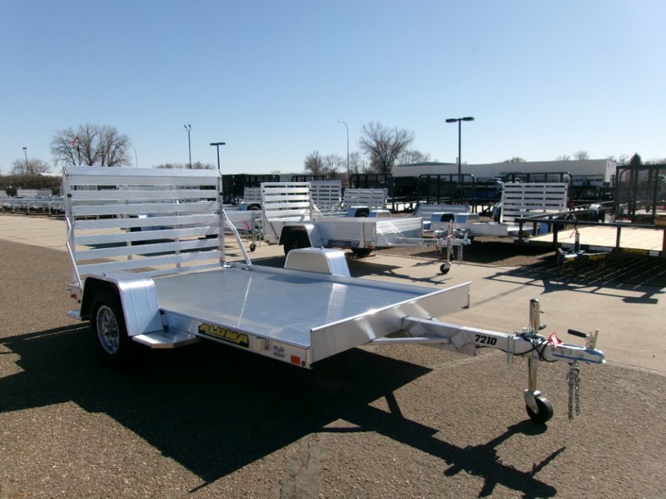 New 2027 Aluma 7210S-TG Utility Trailer