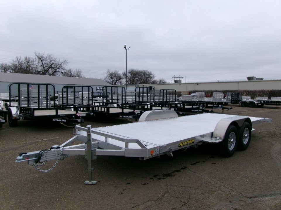 New 2027 Aluma 8218H-TILT-TA-EL-RTD Car Hauler