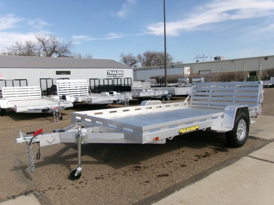 New 2027 Aluma 8012S-EL-BT Utility Trailer