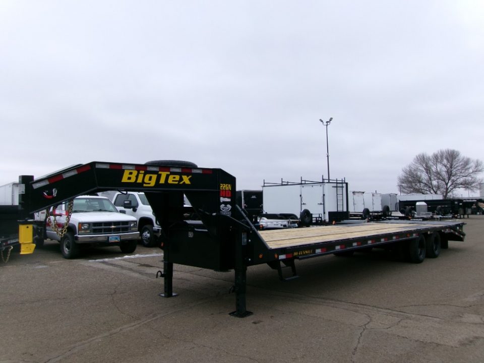 New 2026 Big Tex Trailers 22GN-33D5A-MRBK Flatbed Trailer