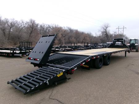 New 2026 Big Tex Trailers 22GN-33D5A-MRBK Flatbed Trailer