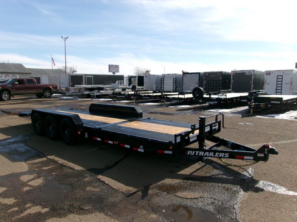 New 2026 PJ Trailers T6T2473BTTK-BWOD-CM12 Equipment Trailer