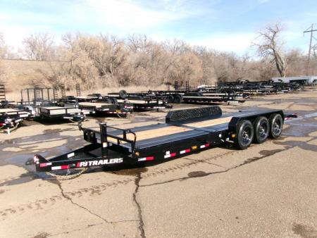 New 2026 PJ Trailers T6T2473BTTK-BWOD-CM12 Equipment Trailer