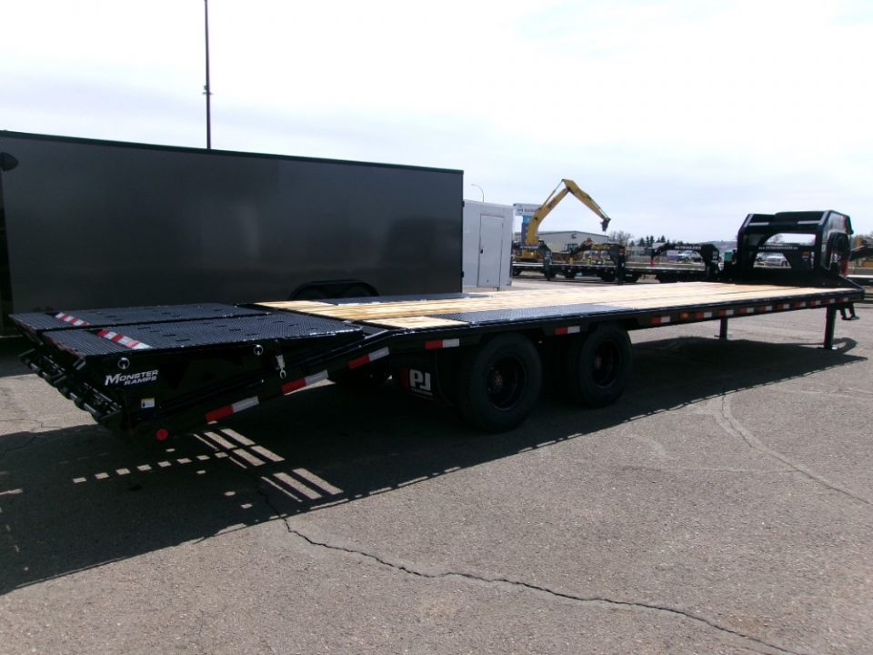 New 2026 PJ Trailers LDQ32D2BSWK-BYSC-JA06 Flatbed Trailer