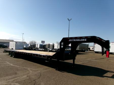 New 2026 PJ Trailers LDQ40D2BSWK-BYSC-JA06 Flatbed Trailer