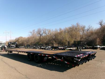 New 2026 PJ Trailers LDQ40D2BSWK-BYSC-JA06 Flatbed Trailer