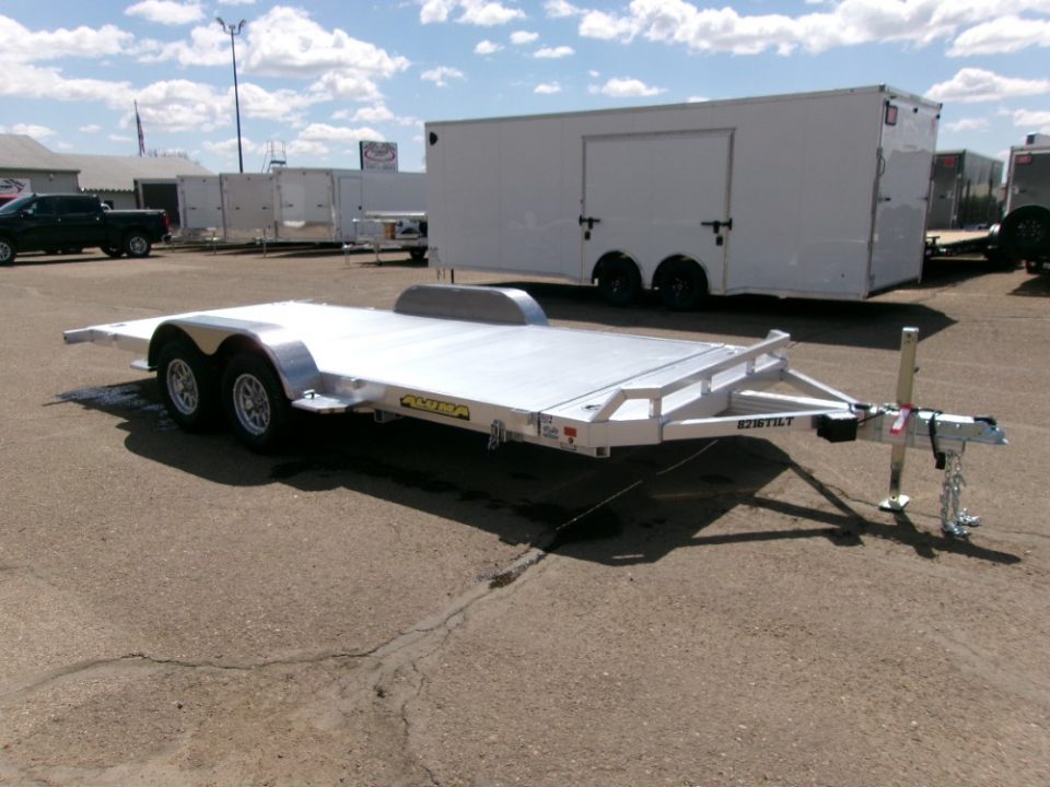 New 2027 Aluma 8216TILT-TA-EL-RTD Car Hauler