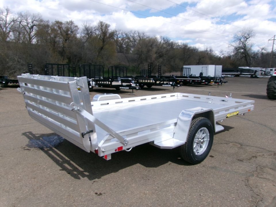 New 2027 Aluma 8012S-EL-BT Utility Trailer