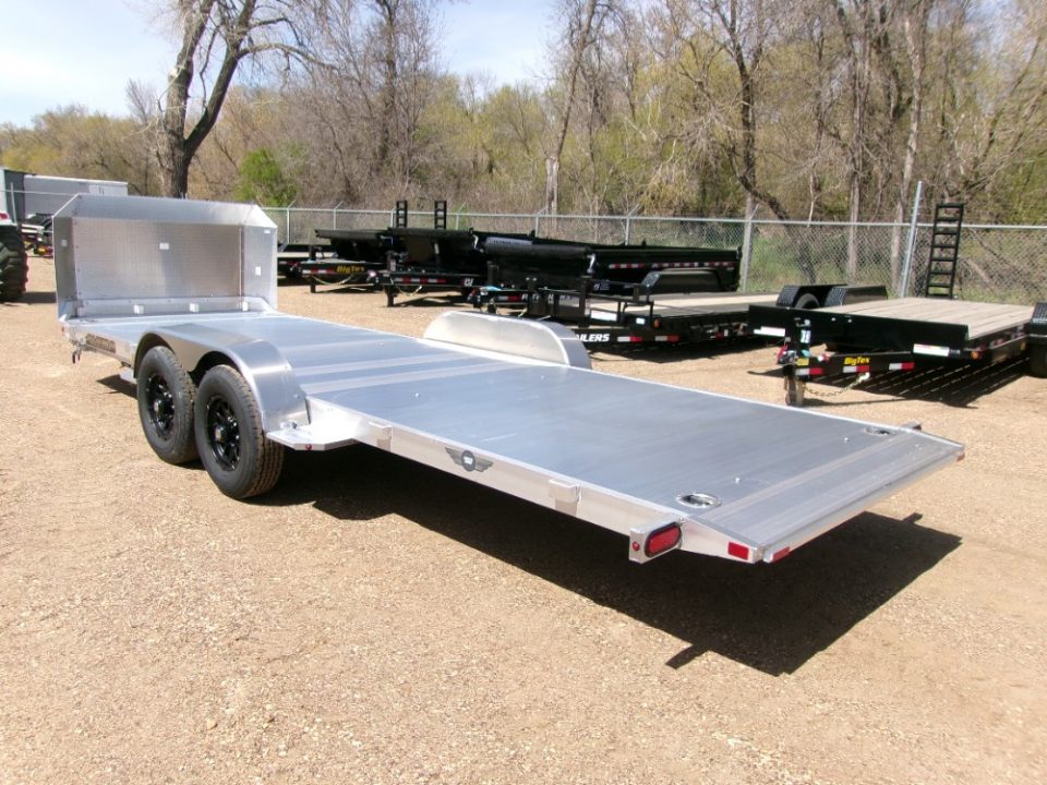 New 2027 Aluma 8220H-ANV-TILT-TA-EL-RTD Car Hauler