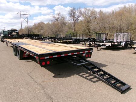 New 2026 PJ Trailers LDQ40D2BSSK-JA01 Flatbed Trailer