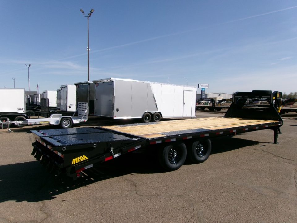 New 2026 Big Tex Trailers 14GN-25D5A-MRBK Equipment Trailer