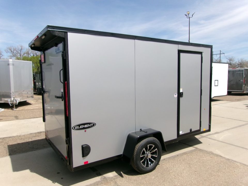 New 2026 Look Trailers 6X12 ELEMENT SE FLAT TOP SLOPED V NOSE Cargo / Enclosed Trailer
