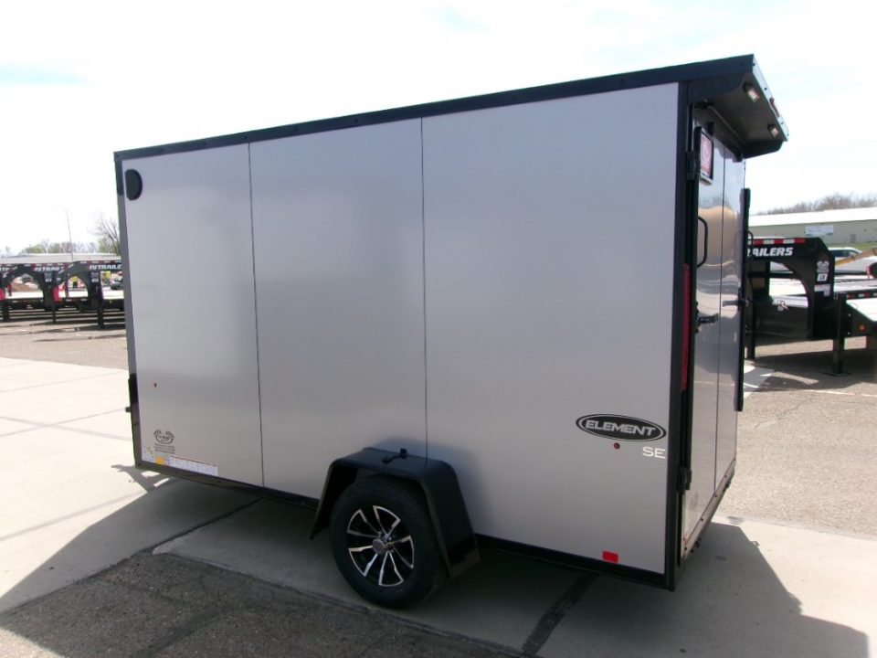 New 2026 Look Trailers 6X12 ELEMENT SE FLAT TOP SLOPED V NOSE Cargo / Enclosed Trailer