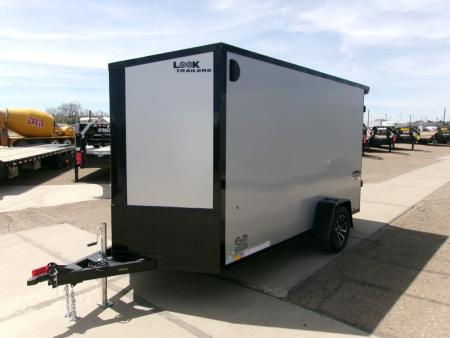 New 2026 Look Trailers 6X12 ELEMENT SE FLAT TOP SLOPED V NOSE Cargo / Enclosed Trailer