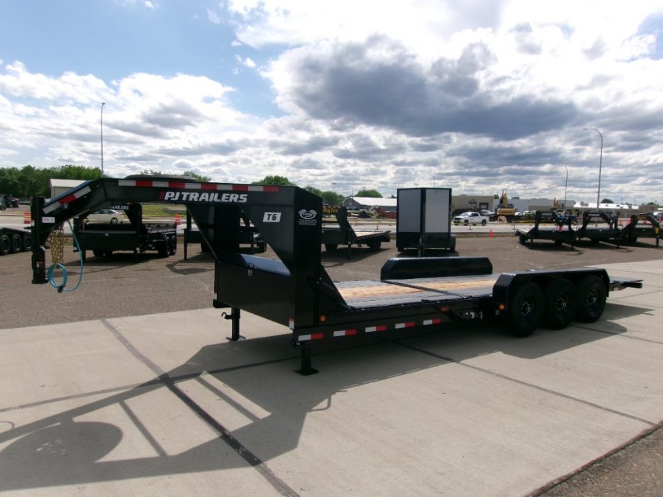 New 2027 PJ Trailers T6R2473BTTK-BWOD-CM12 Equipment Trailer