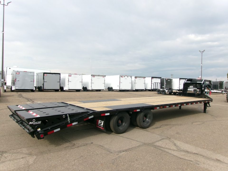 New 2027 PJ Trailers LDQ32C2BSWK-JA01 Flatbed Trailer