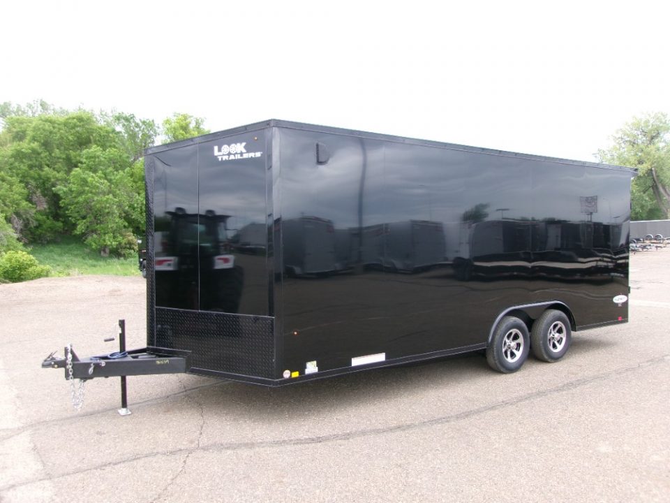 New 2026 Look Trailers 8.5X20 ELEMENT SE FLAT TOP SLOPED V-NOSE  CAR HAULER Cargo / Enclosed Trailer