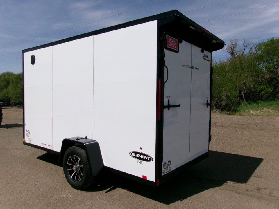 New 2026 Look Trailers 6X12 ELEMENT SE FLAT TOP SLOPED V NOSE Cargo / Enclosed Trailer