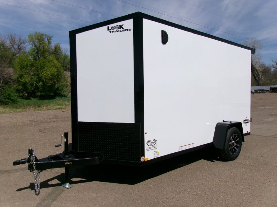 New 2026 Look Trailers 6X12 ELEMENT SE FLAT TOP SLOPED V NOSE Cargo / Enclosed Trailer