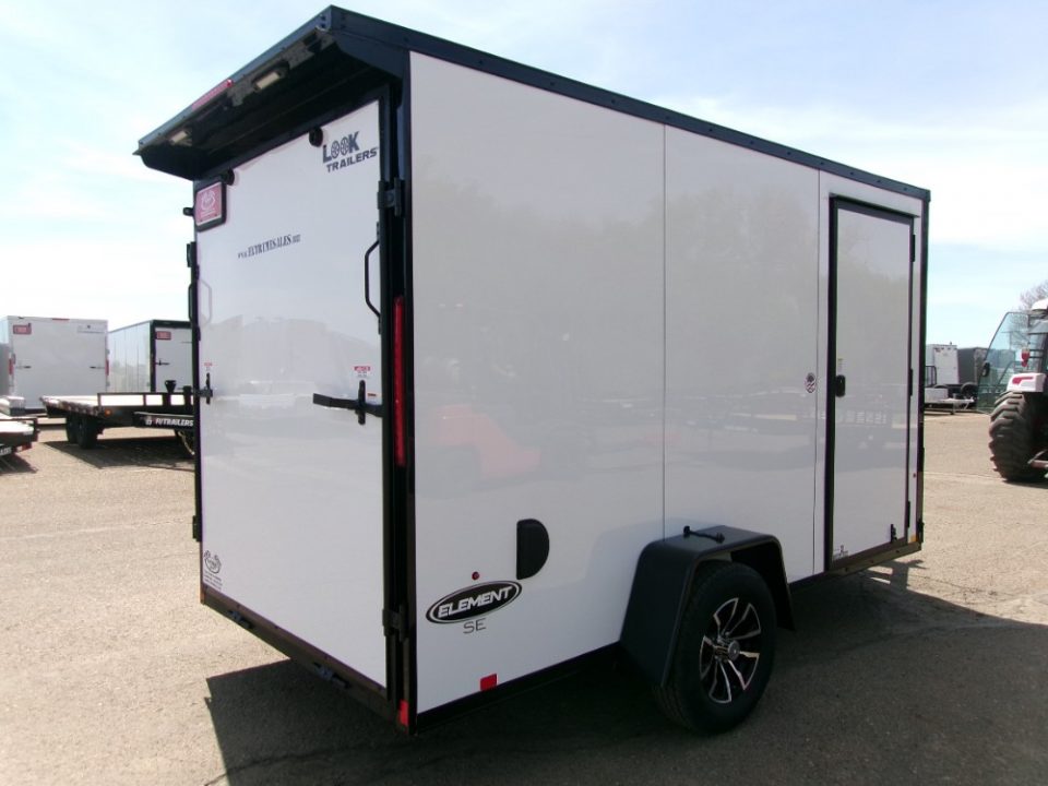 New 2026 Look Trailers 6X12 ELEMENT SE FLAT TOP SLOPED V NOSE Cargo / Enclosed Trailer