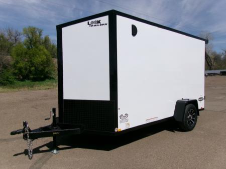 New 2026 Look Trailers 6X12 ELEMENT SE FLAT TOP SLOPED V NOSE Cargo / Enclosed Trailer