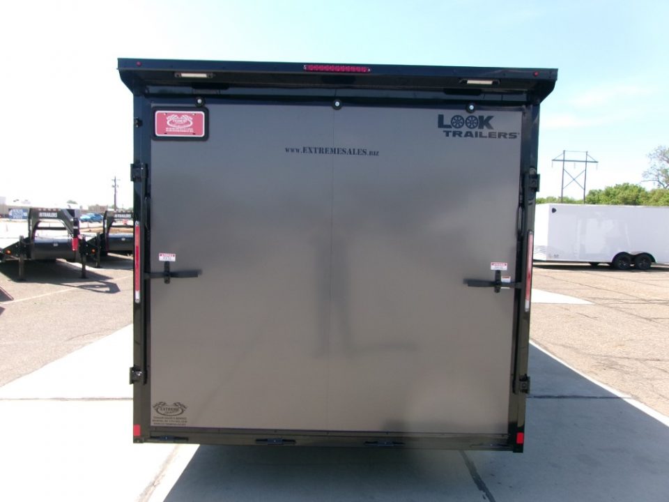 New 2026 Look Trailers 8.5X24 ELEMENT SE FLAT TOP SLOPED V-NOSE  CAR HAULER 10K Cargo / Enclosed Trailer