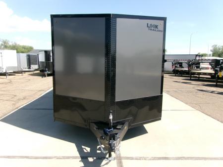 New 2026 Look Trailers 8.5X24 ELEMENT SE FLAT TOP SLOPED V-NOSE  CAR HAULER 10K Cargo / Enclosed Trailer