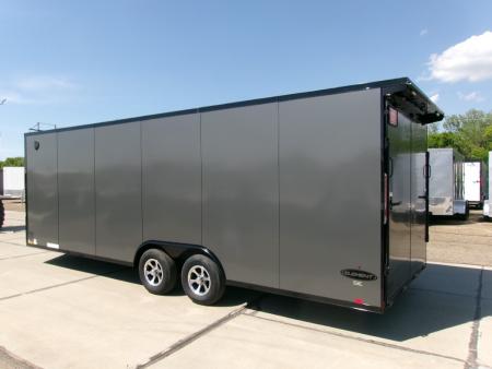 New 2026 Look Trailers 8.5X24 ELEMENT SE FLAT TOP SLOPED V-NOSE  CAR HAULER 10K Cargo / Enclosed Trailer