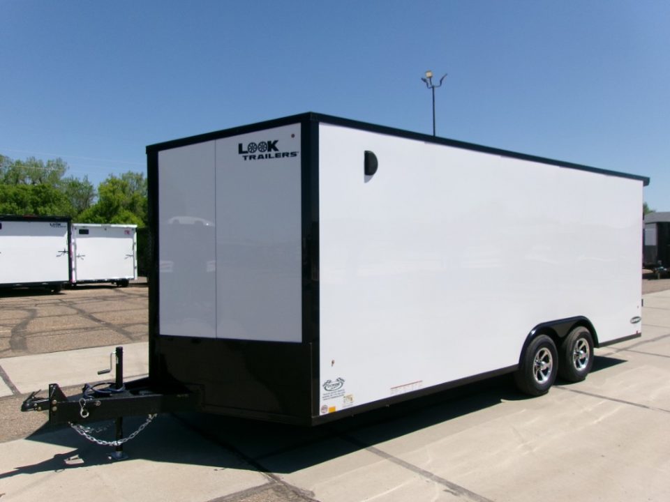 New 2026 Look Trailers 8.5X20 ELEMENT SE FLAT TOP SLOPED V-NOSE  CAR HAULER Cargo / Enclosed Trailer