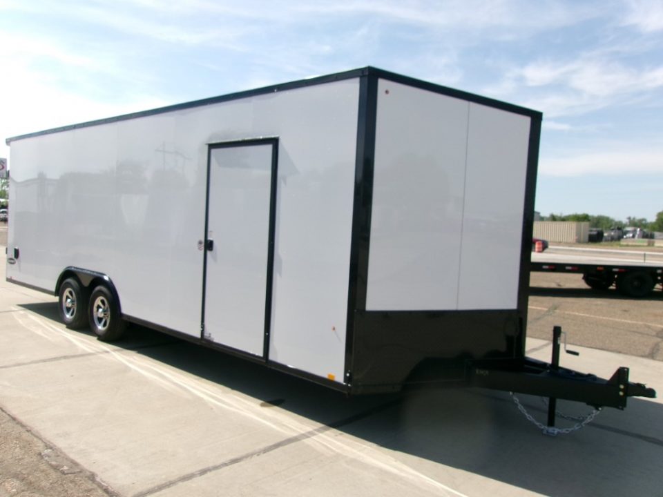New Look Trailers 8.5X24 ELEMENT SE FLAT TOP SLOPED V-NOSE  CAR HAULER 10K Cargo / Enclosed Trailer