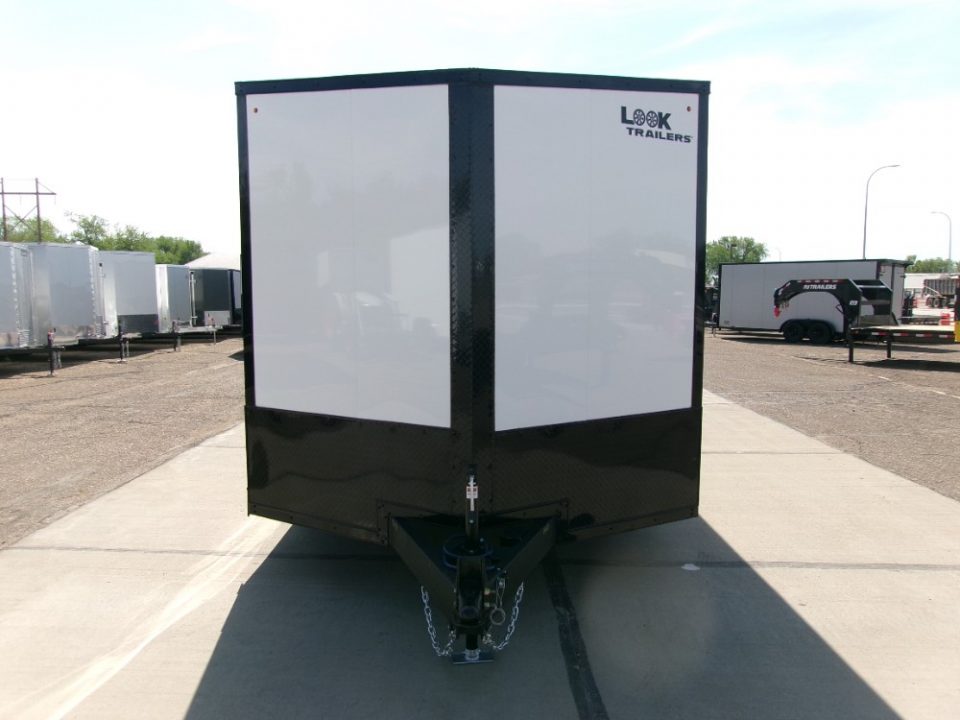 New Look Trailers 8.5X24 ELEMENT SE FLAT TOP SLOPED V-NOSE  CAR HAULER 10K Cargo / Enclosed Trailer