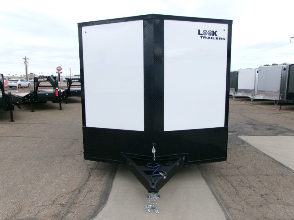 New 2026 Look Trailers 8.5X16 ST DLX FLAT TOPV-NOSE CAR  HAULER 10K Cargo / Enclosed Trailer