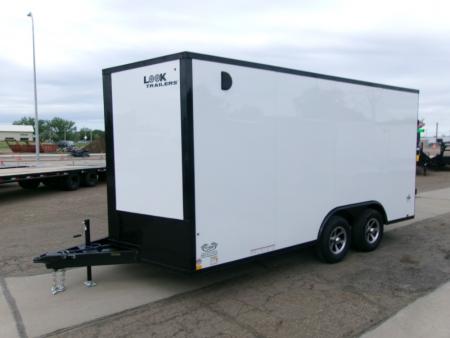 New 2026 Look Trailers 8.5X16 ST DLX FLAT TOPV-NOSE CAR  HAULER 10K Cargo / Enclosed Trailer