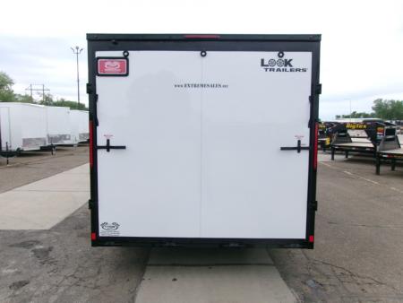 New 2026 Look Trailers 8.5X16 ST DLX FLAT TOPV-NOSE CAR  HAULER 10K Cargo / Enclosed Trailer