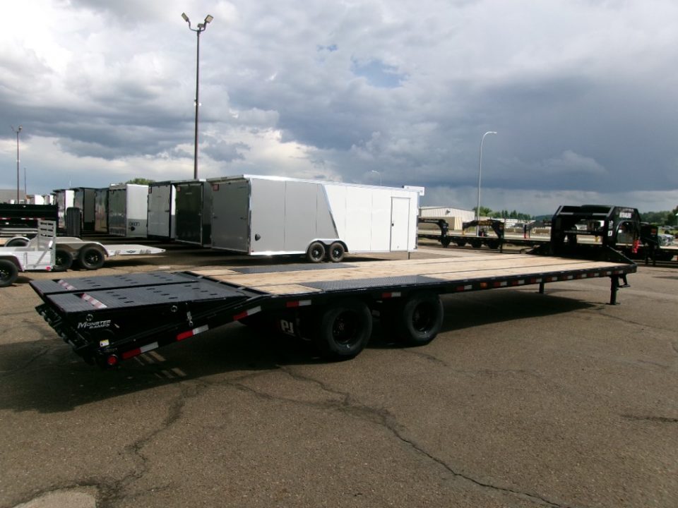 New 2027 PJ Trailers LDQ32A2BSWK Flatbed Trailer