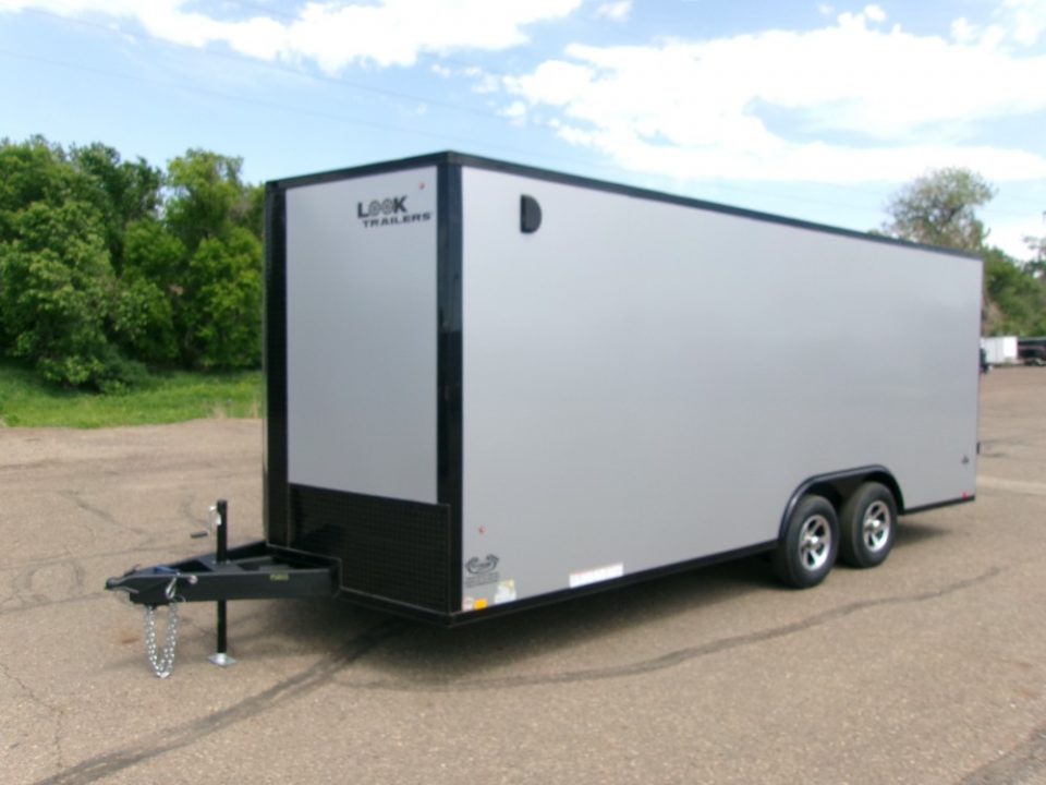 New 2026 Look Trailers 8.5X20 ST DLX FLAT TOP V-NOSE CAR HAULER 10K Car / Racing Trailer
