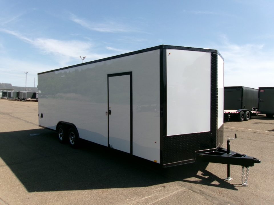 New 2026 Look Trailers 8.5X24 ST DLX FLAT TOP V-NOSE CAR HAULER 10K Car / Racing Trailer