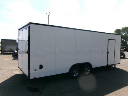 New 2026 Look Trailers 8.5X24 ST DLX FLAT TOP V-NOSE CAR HAULER 10K Car / Racing Trailer